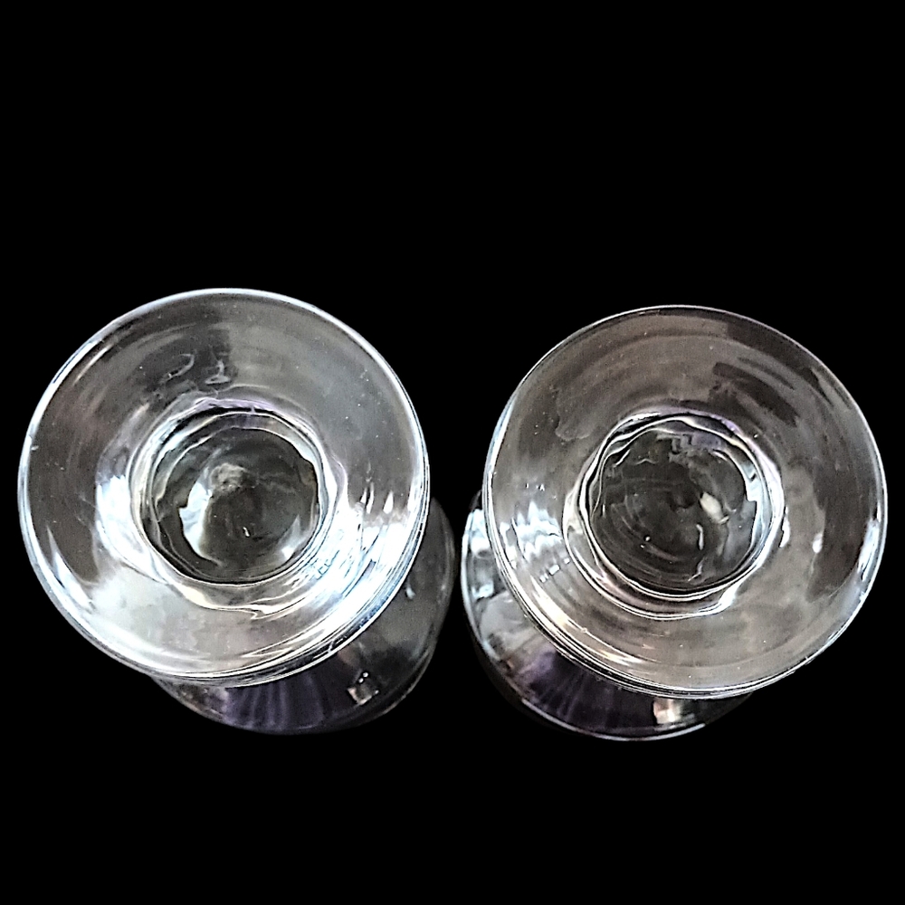 2 Queen Elizabeth II Silver Jubilee Coupe Glasses Wine‎ Cordial Souvenir Goblet - Picture 4 of 16